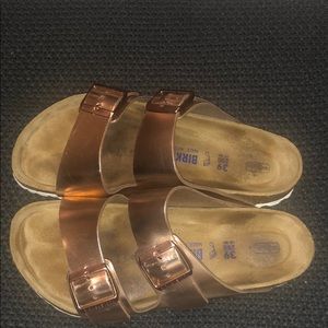 Metallic Copper Birkenstocks